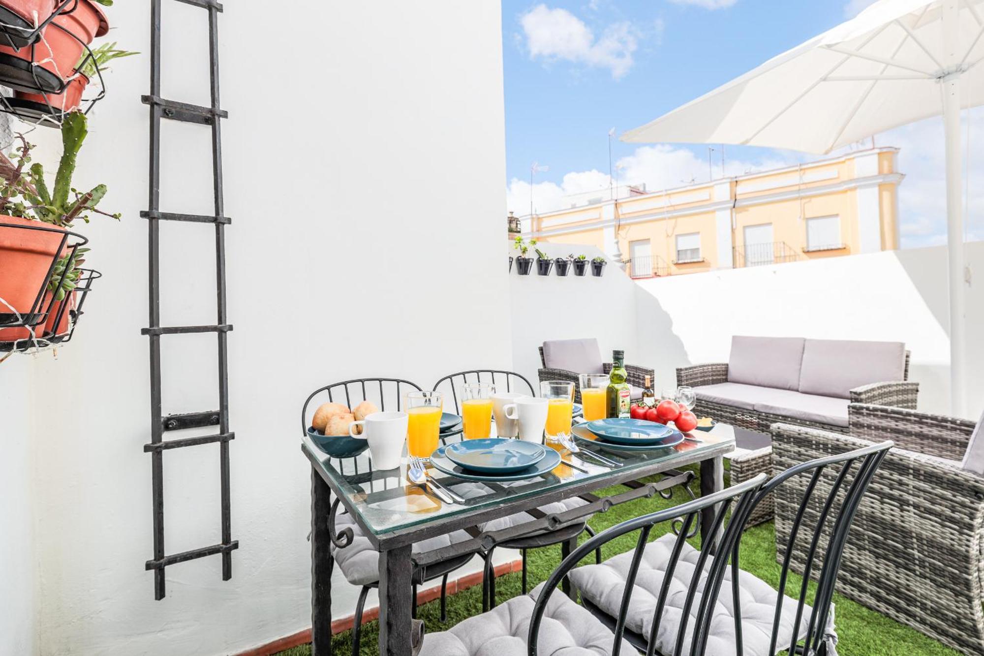 Bonito Duplex Con Terraza Calle Feria * Séville